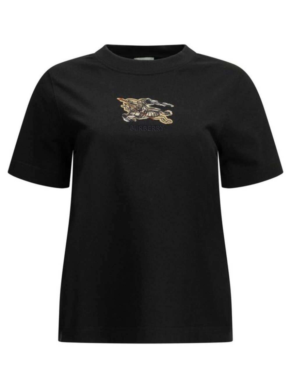 Burberry Knight Check Crew-Neck T-Shirt Tag Size M Women